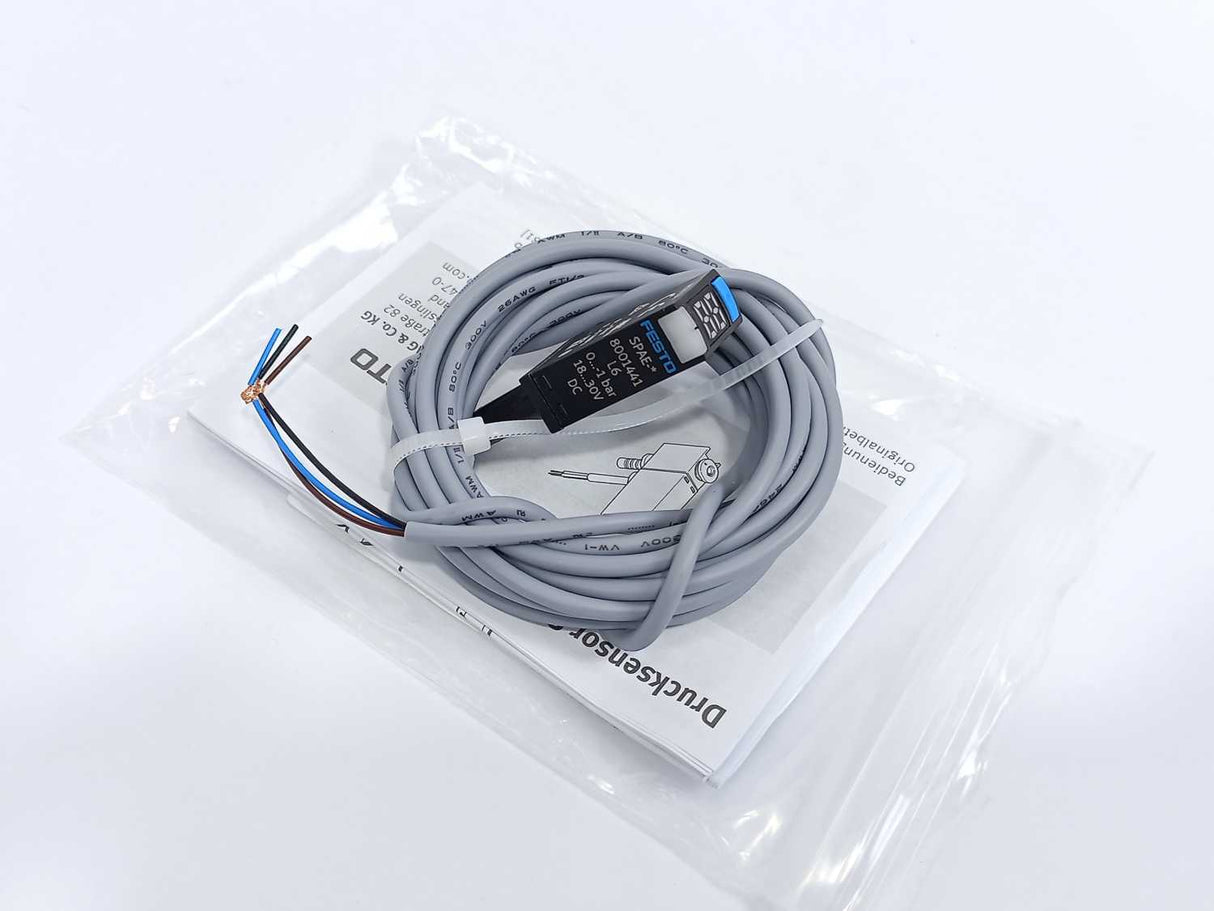 Festo 8001441 SPAE-V1R-S6-PNLK-2.5K Pressure Sensor