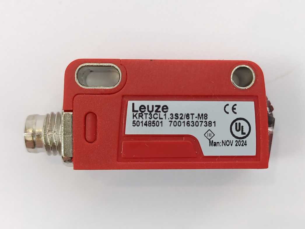 Leuze 50148501 KRT3CL1.3S2/6T-M8 Contrast Sensor