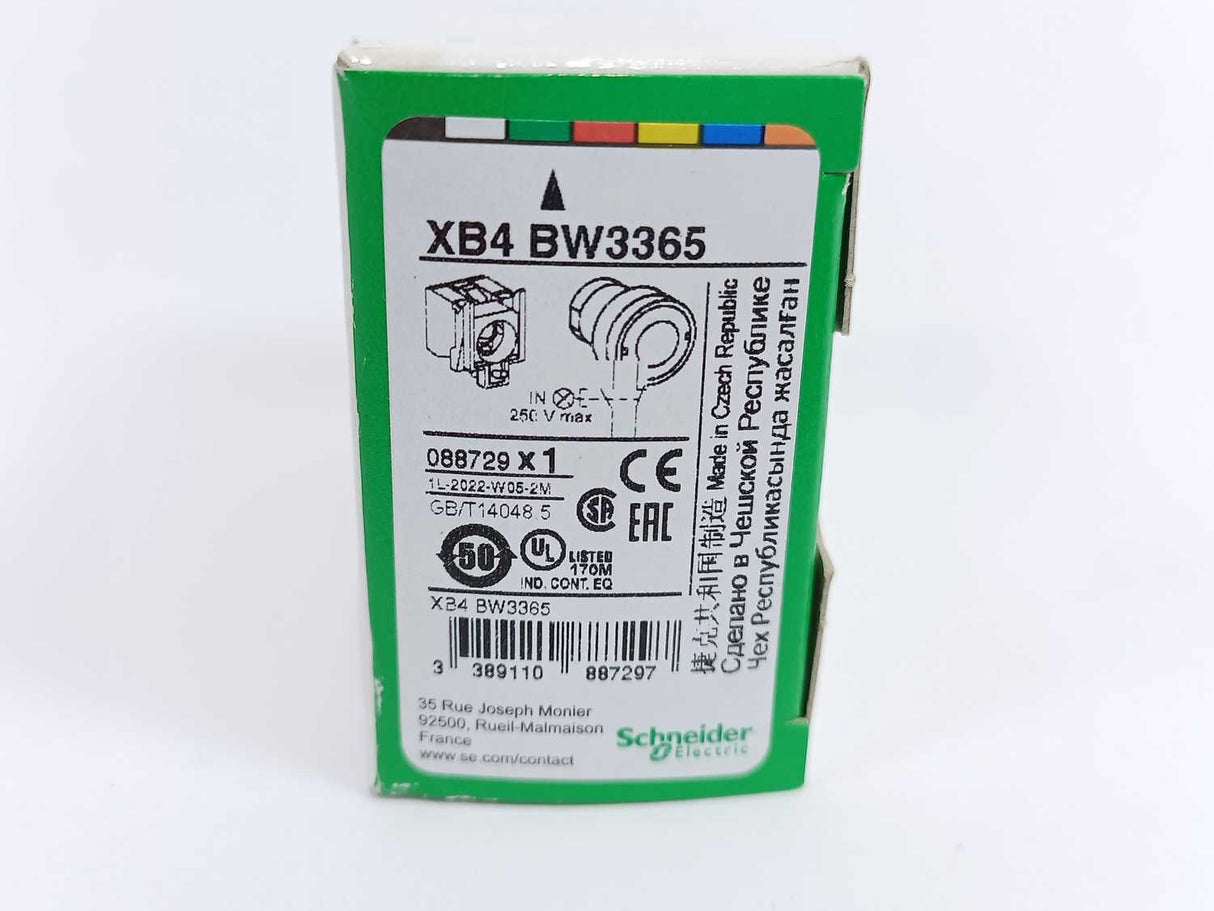 Schneider Electric XB4 BW3365 Illuminated Push Button, Harmony XB4