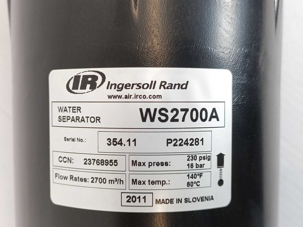 Ingersoll Rand WS2700A Water Seperator w/ SC-12M Air Compressor