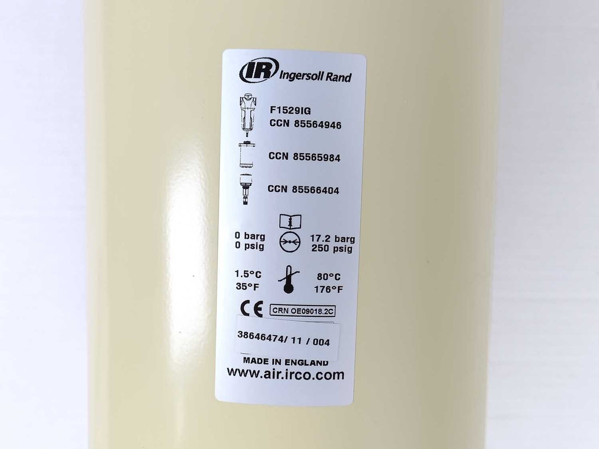 Ingersoll Rand 85564946 F1529IG Compressed Air Filter