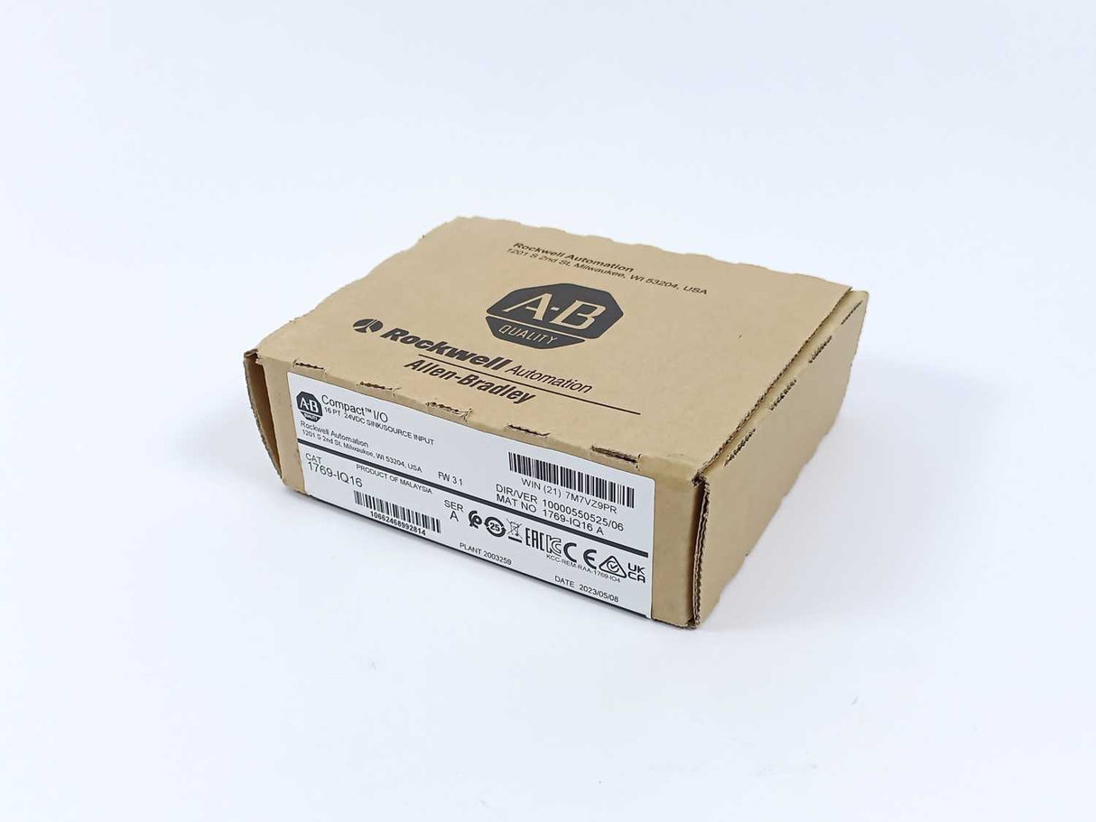 AB 1769-IQ16 Ser. A; FW 3.1 Input module