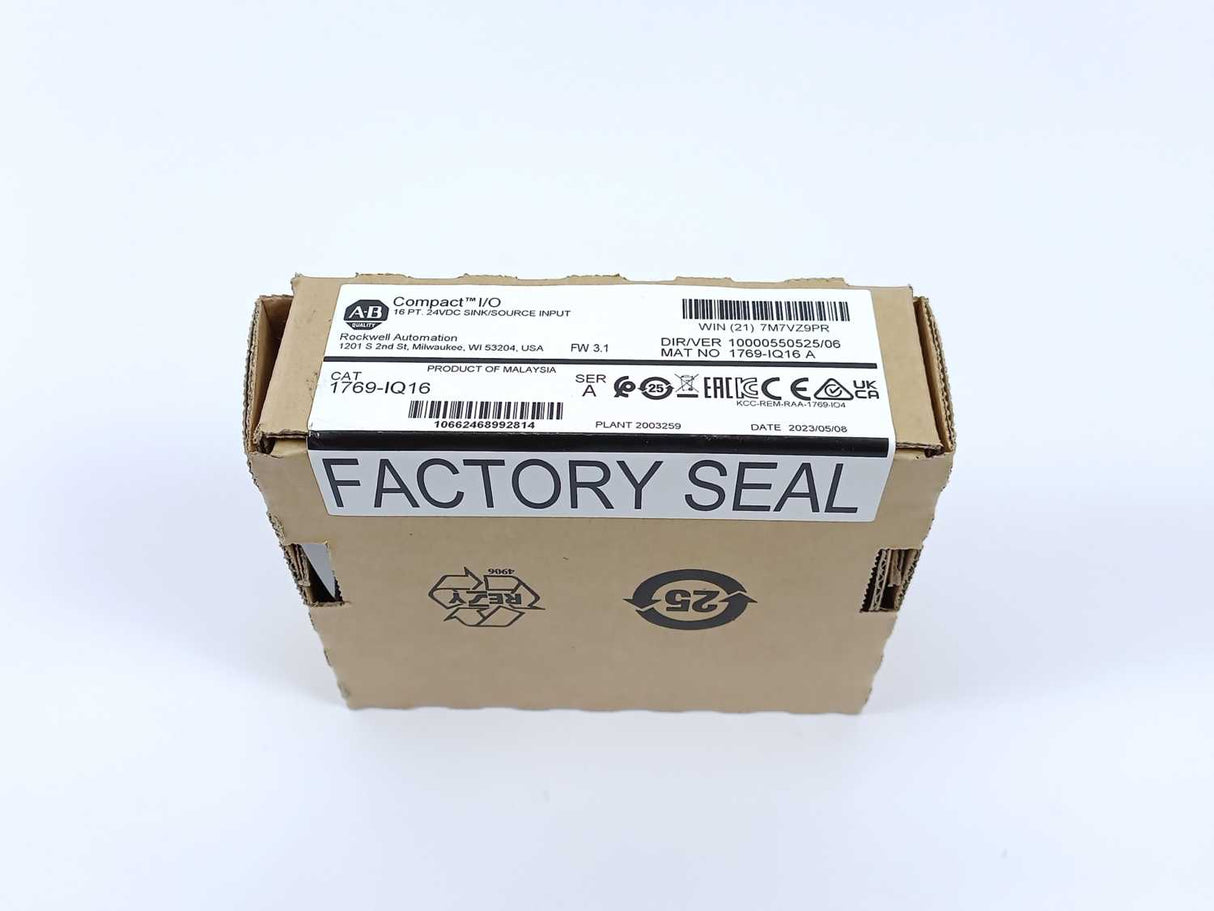 AB 1769-IQ16 Ser. A; FW 3.1 Input module