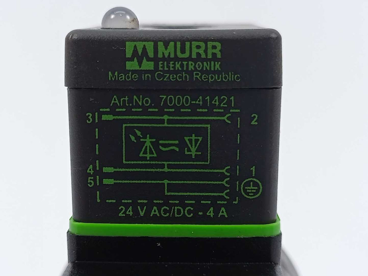 Bosch / Rexroth R933004346 L5111B301OC0100 Valve w/ MURR Elektronik 7000-41421