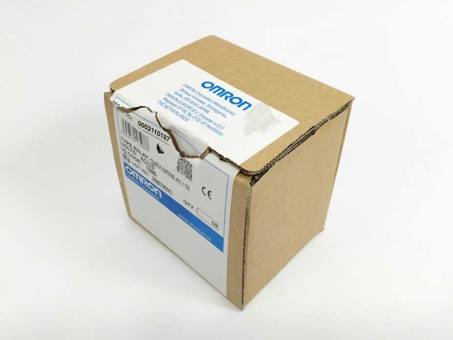 OMRON G2RV-SR500 AC110 0002168119 Slim I/O General Purpose Relay Batch 5 pcs.