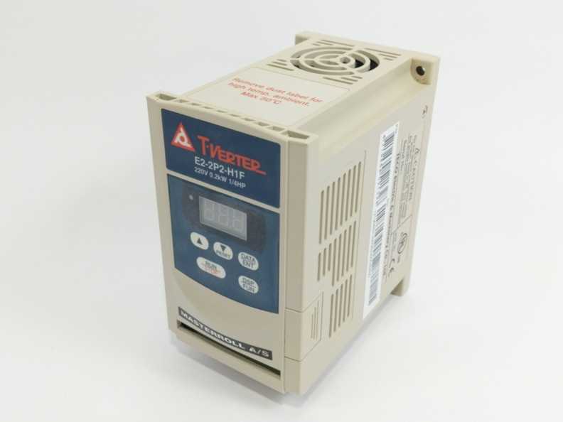 Teco E2-2P2-H1F T-Verter drive 22V 0.2kW 1/4HP