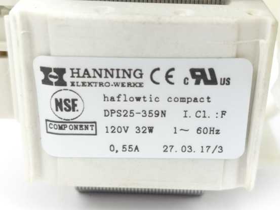 Hanning Elektro-Werke DPS 25-359N Haflowtic Pump, 120V, 32W, 1-60Hz, DPS25-359N