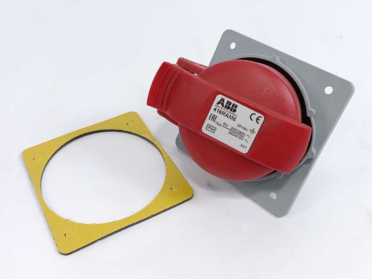 ABB 2CMA170021R1000 416RAM6 Industrial Panel-Mounted Socket Outlet