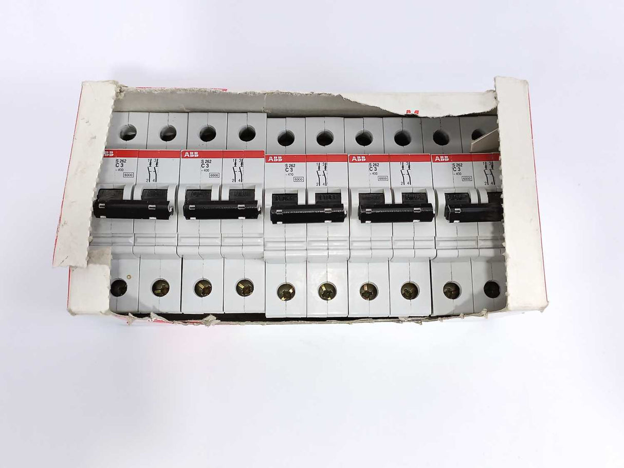 ABB S262 C25 Circuit Breaker, Batch of 5 pcs