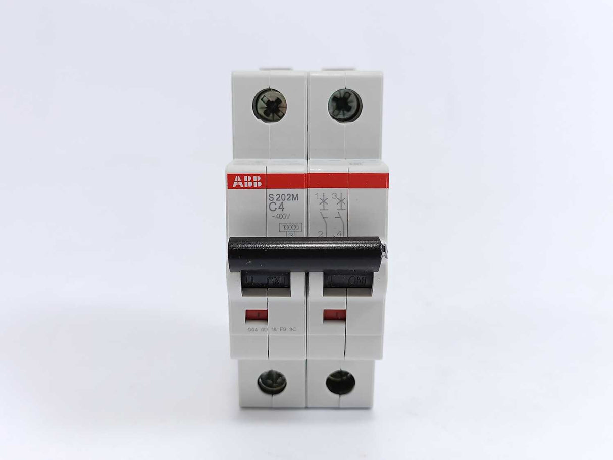 ABB 2CDS 272 001 R0044 S202M-C4 Miniature Circuit Breaker, Batch of 5 pcs.