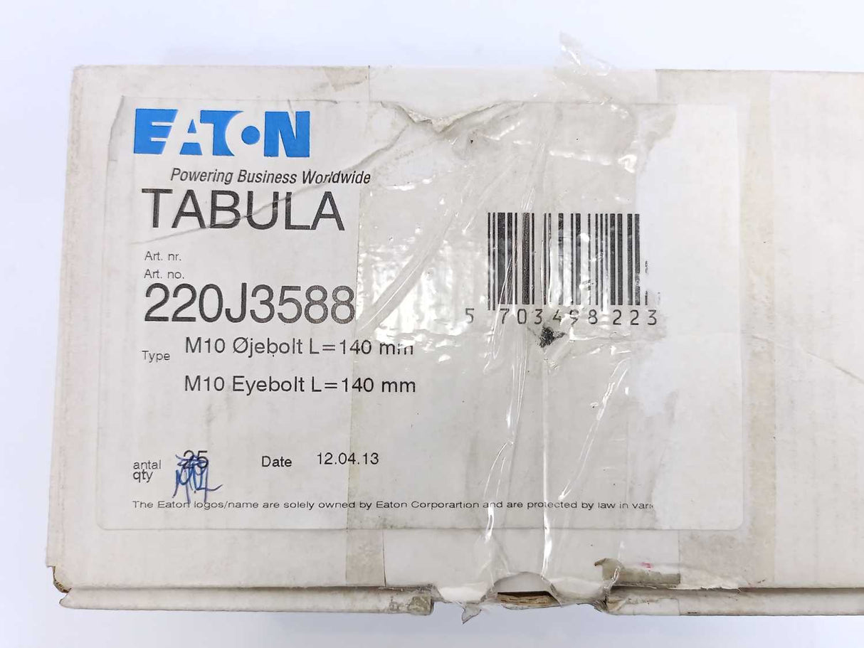 Eaton 220J3588 M10 Eyebolt L=140 mm, Batch of 17 pcs.