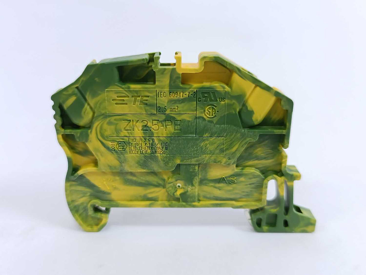 TE Connectivity 1SNK705150R0000 DIN Rail Mount Terminal Block, 18Pcs.