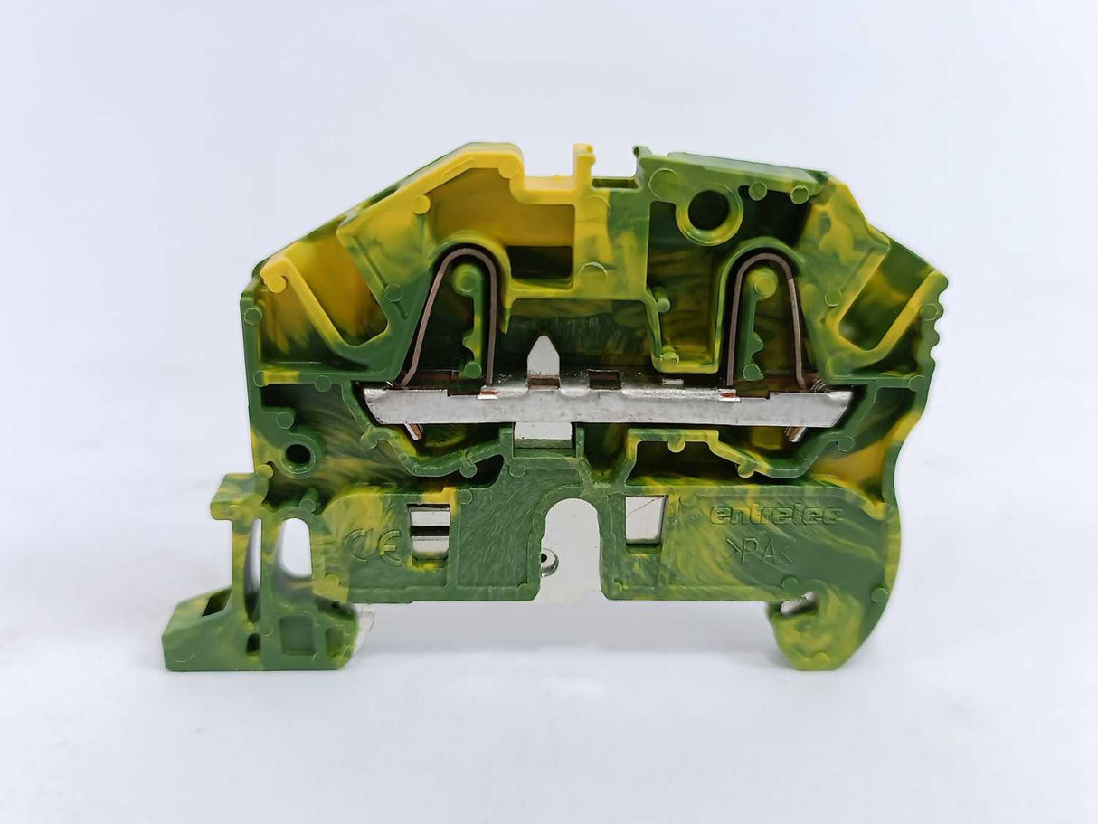 TE Connectivity 1SNK705150R0000 DIN Rail Mount Terminal Block, 18Pcs.