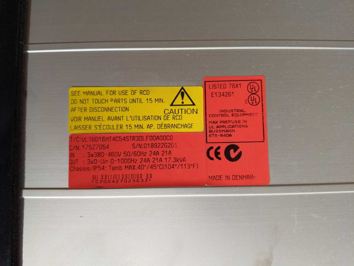 Danfoss VLT6016HT4C54STR3DLF00A00C0 175Z7054, VLT 6000