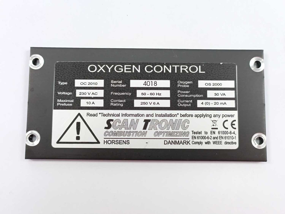 Scan Tronic Oxygen Control OC2010, OS2000 With -Measuring Probe