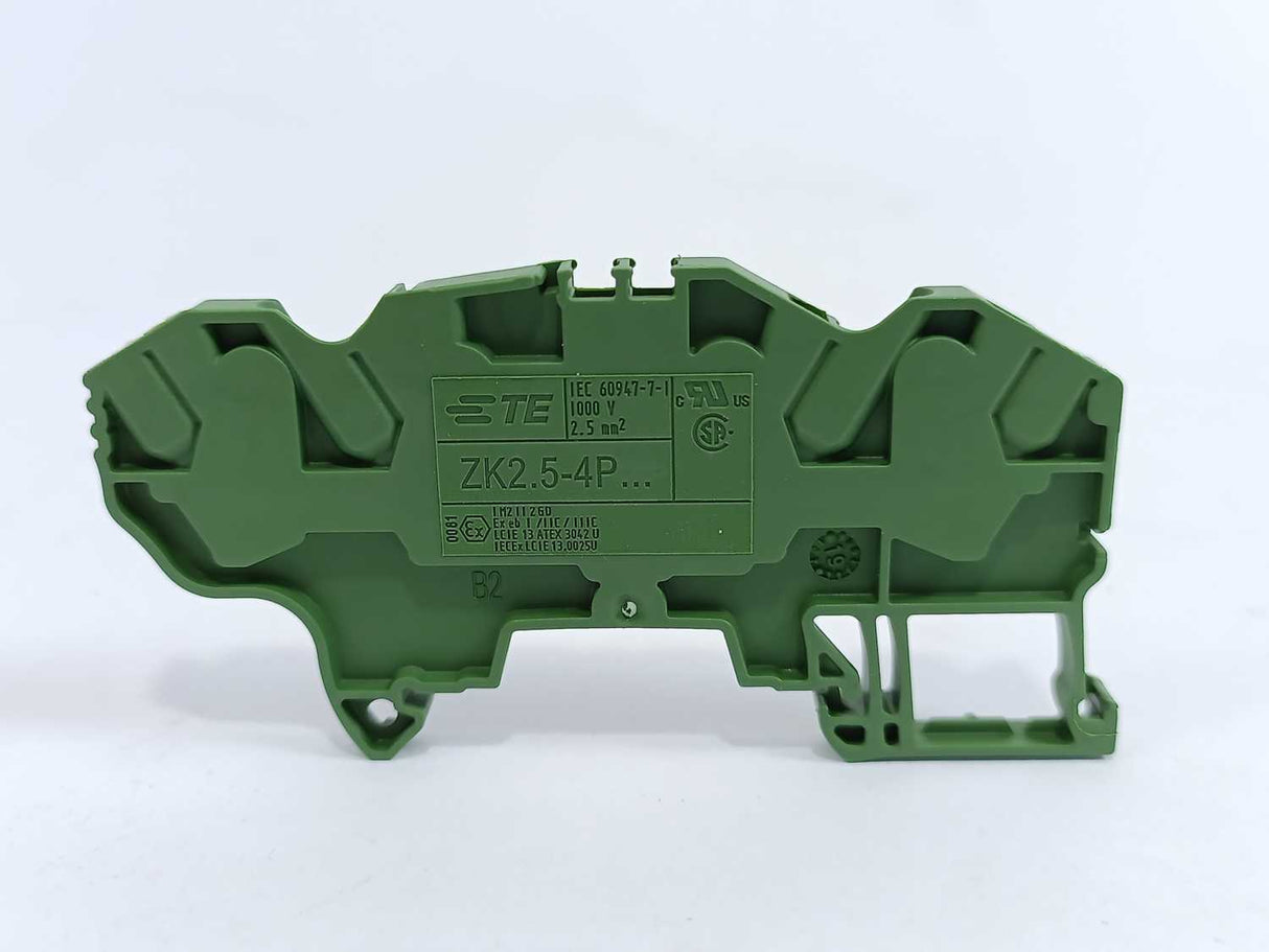 TE Connectivity 1SNK705075R0000 ZK2.5-4P-GN PI-Spring clamp - Green 50 Pcs.