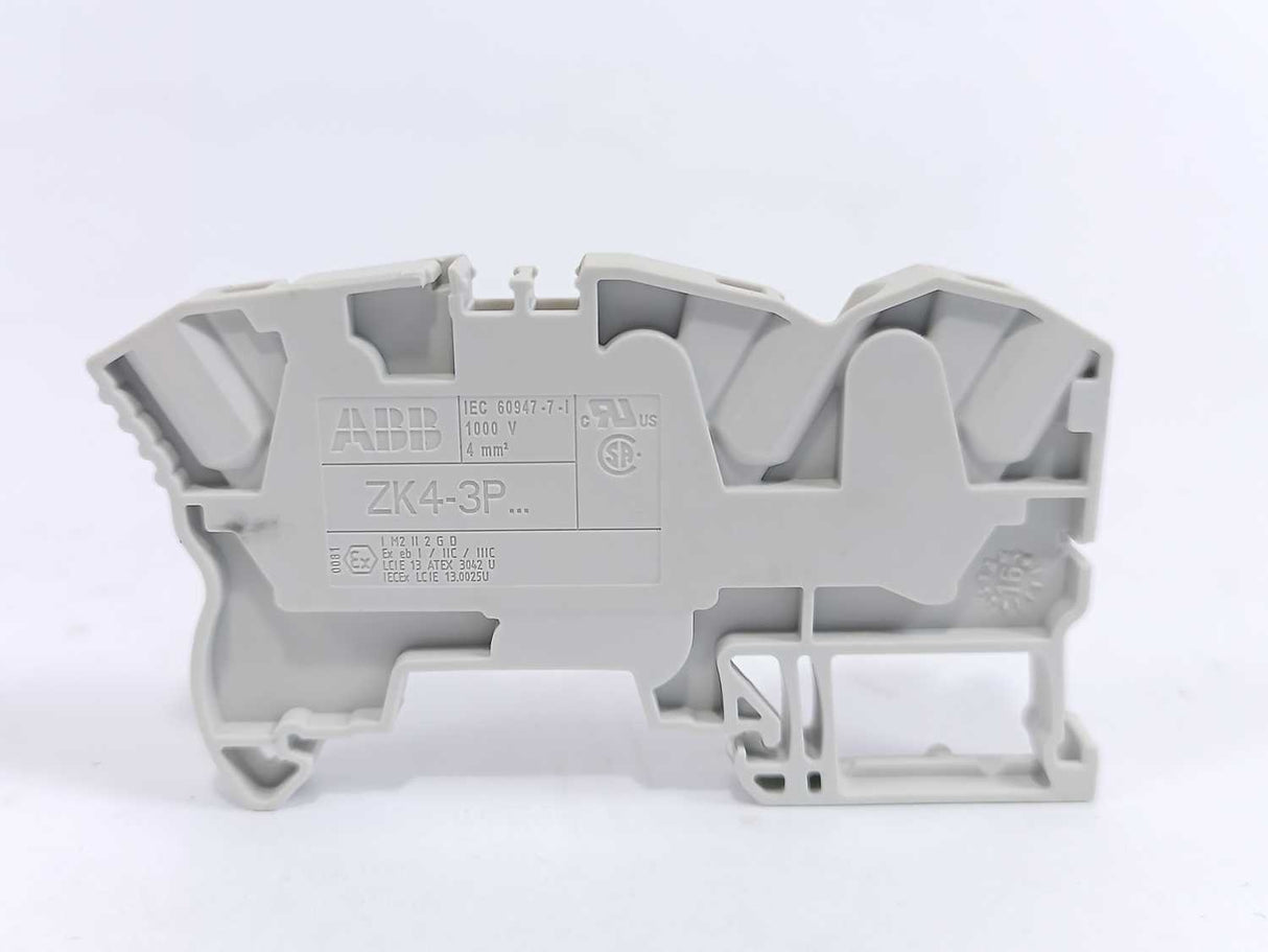 ABB 1SNK706011R0000 ZK4-3P PI-Spring clamp Terminal Block 50 Pcs.