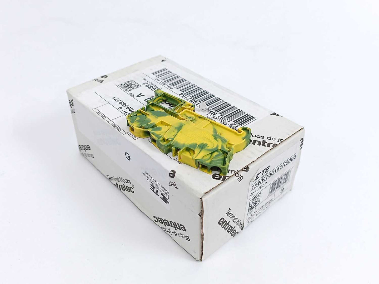 ABB 1SNK706151R0000 ZK4-PE-3P PI-Spring clamp Terminal Block 20 Pcs.