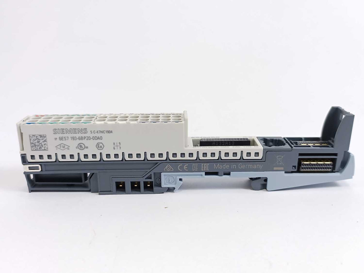 Siemens 6ES7193-6BP20-0DA0 SIMATIC ET 200SP Base Unit 3 Pcs.