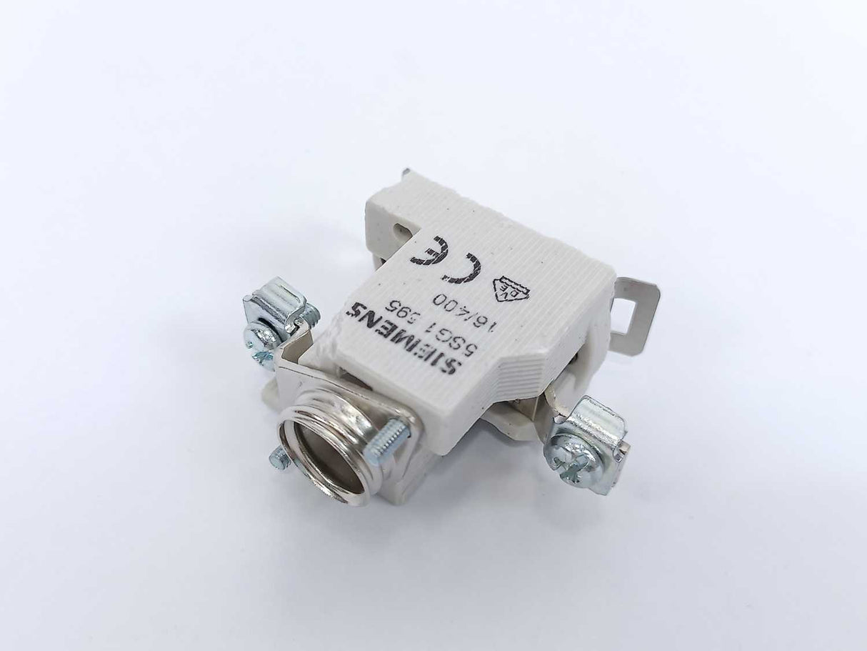 Siemens 5SG1 595 Single-Pole NEOZED Fuse Base, Batch of 7 pcs