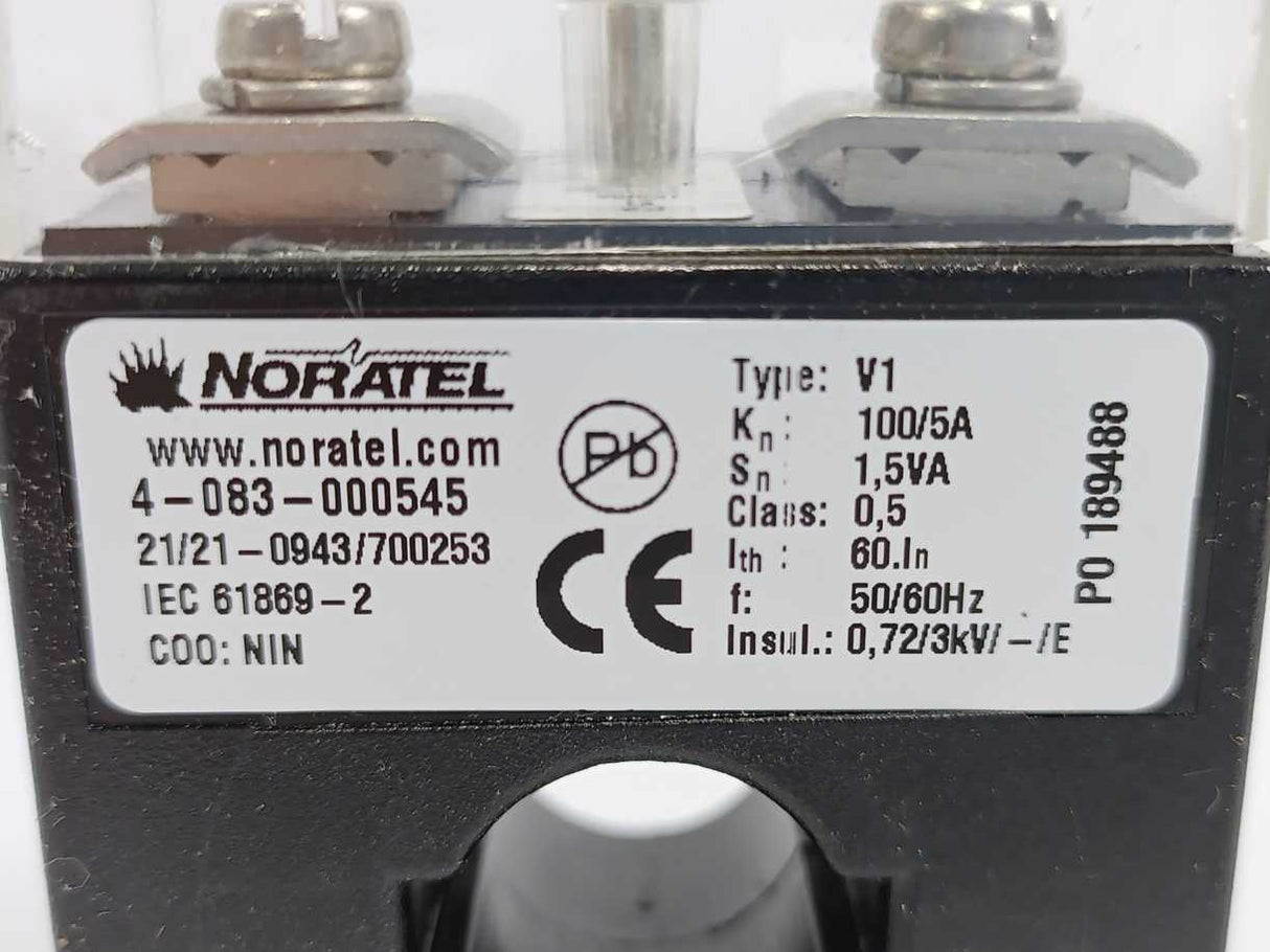 Noratel 4-083-000545 V1 Current Transformer 100/5A
