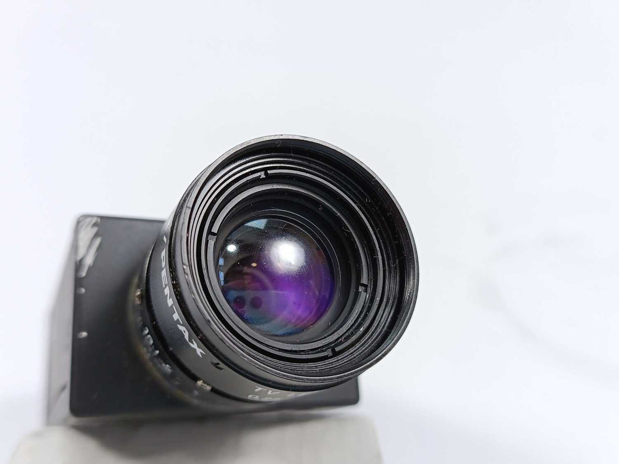 IAI CV-A1 Industrial Camera 12V 1A w/ PENTAX 12mm TV Lens 1:1.4
