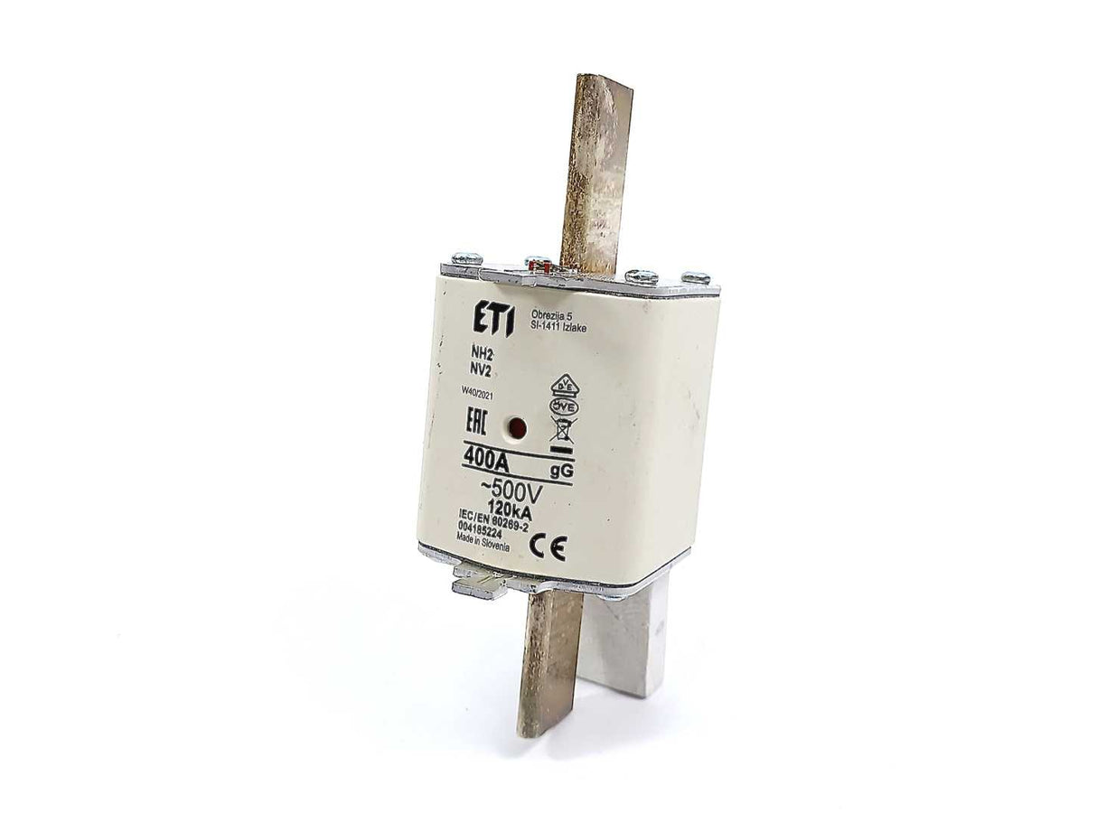 ETI 004185224 NH2 NV2 400A 500VAC 120kA Fuse Link