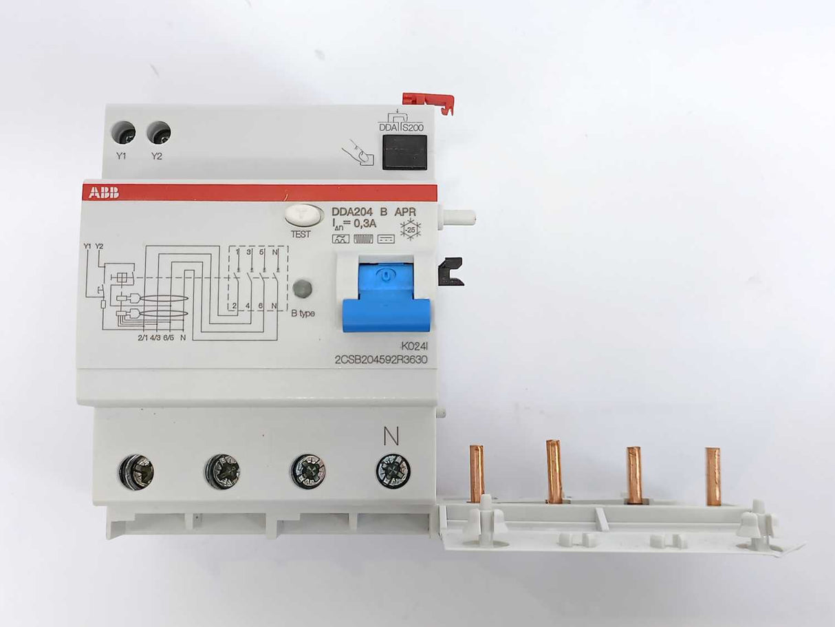 ABB 2CSB204592R3630 DDA204 B-63/0.3 AP-R RCD-Block
