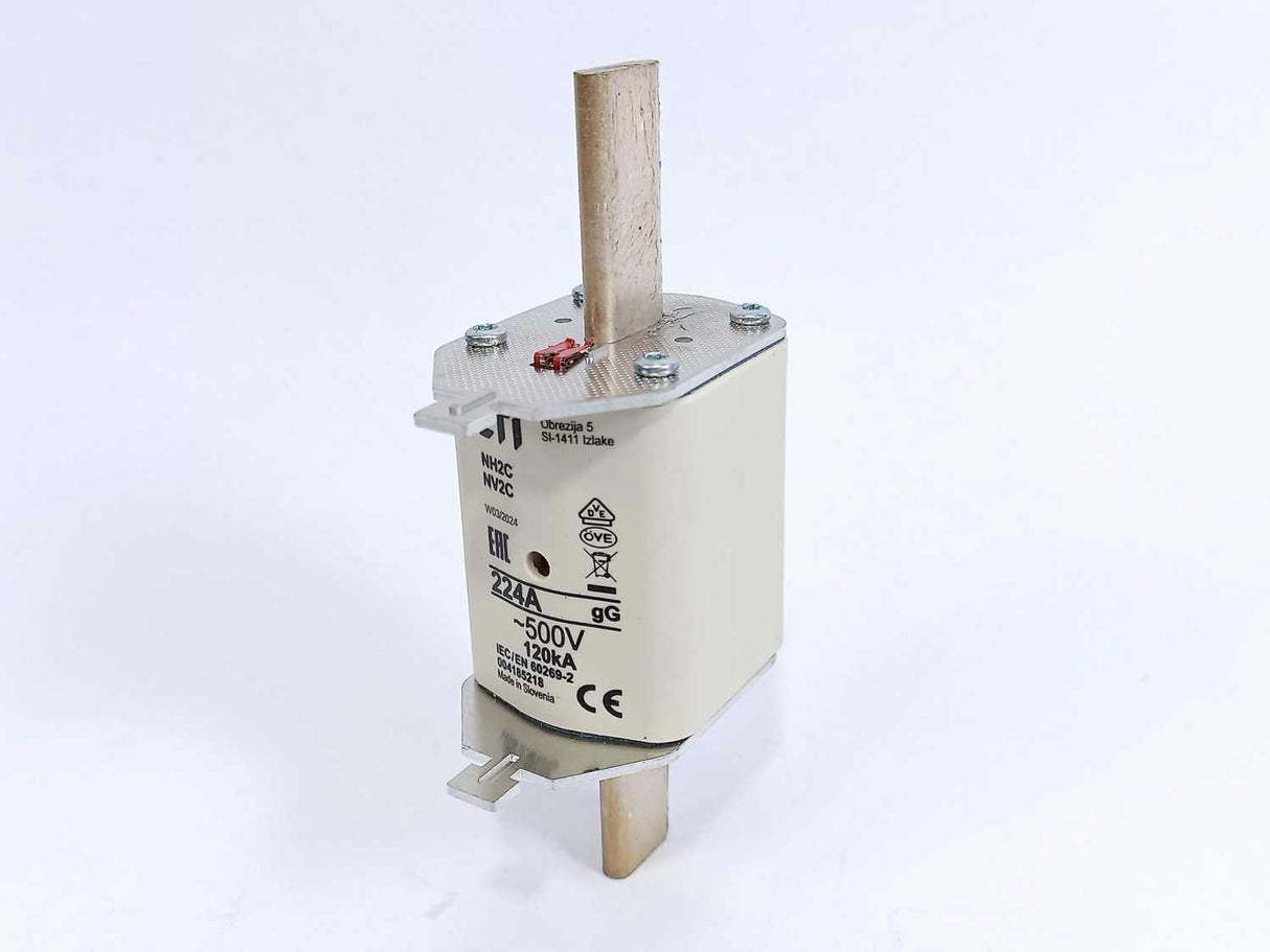 ETI 004185218 NH2C gG 224A/500V Fuse Link. Box of 3 pcs.