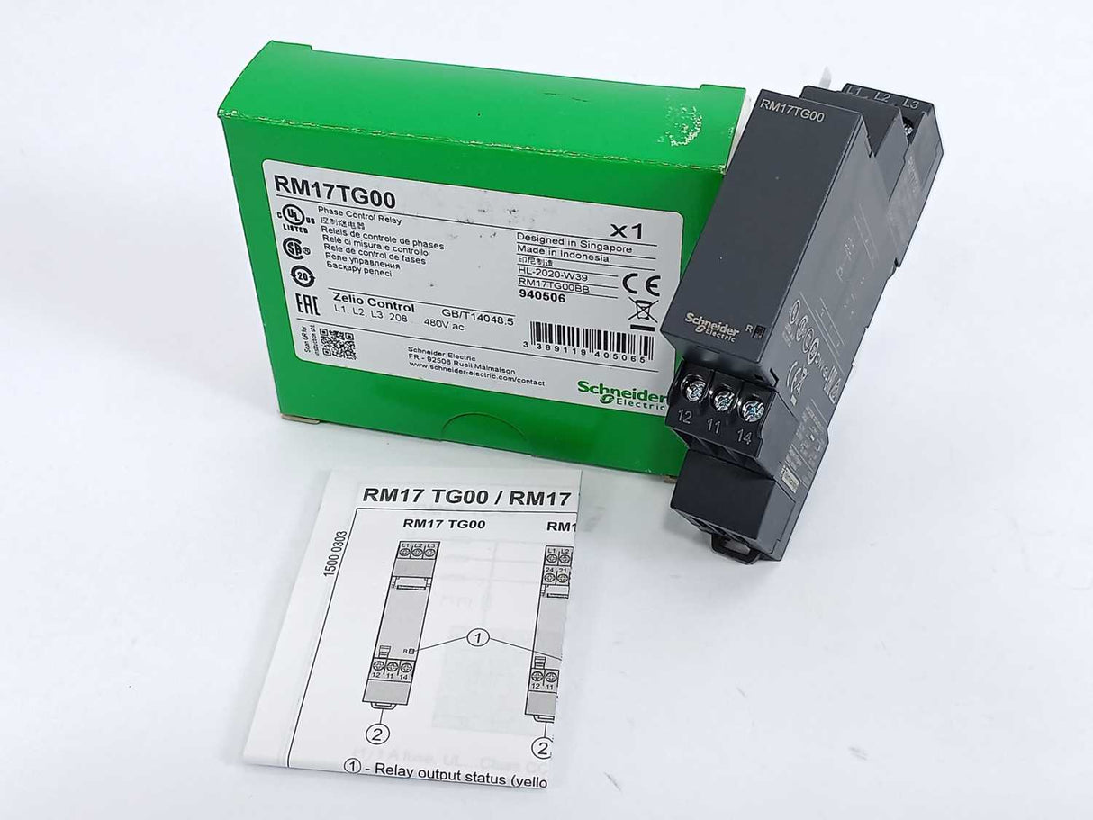 Schneider Electric RM17TG00 940506 Phase Control Relay
