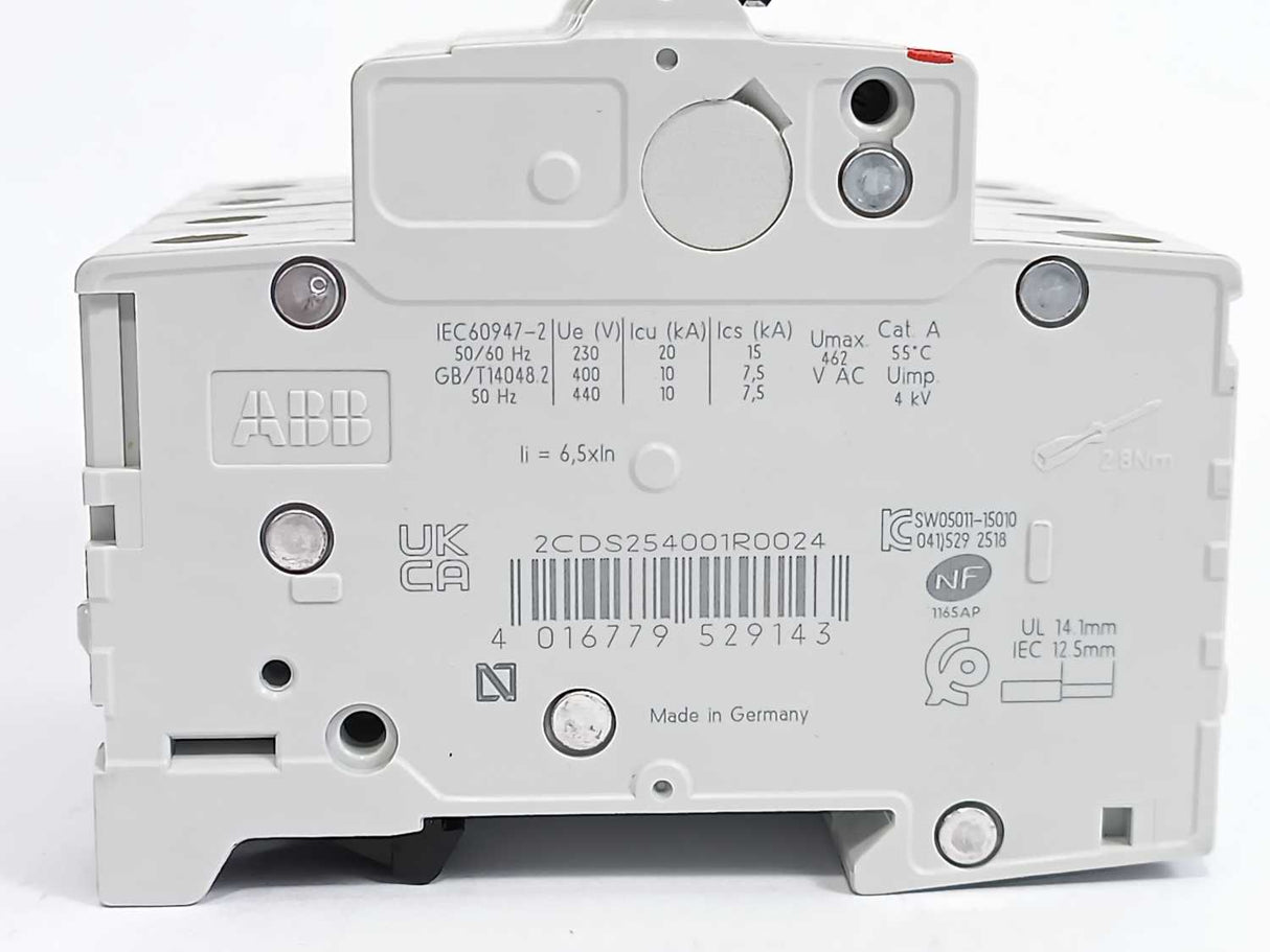 ABB 2CDS254001R0024 S204-C2 Miniature Circuit Breaker