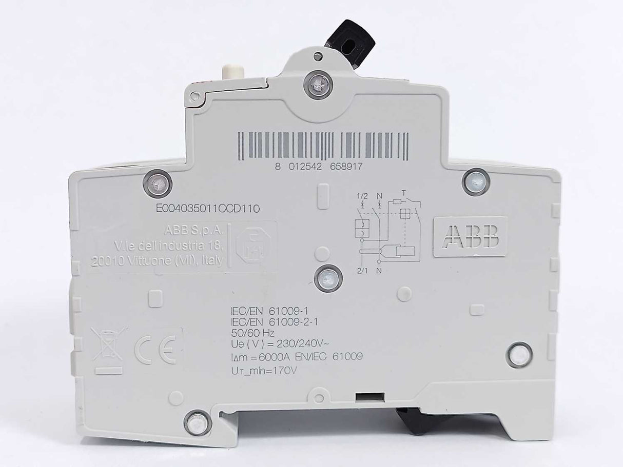 ABB 2CSR255480R1164 Residual Current Circuit Breaker with Overcurrent Protection