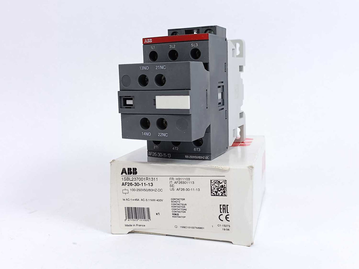 ABB 1SBL237001R1311 AF26-30-11-13 100-250V 50/60HZ-DC Contactor
