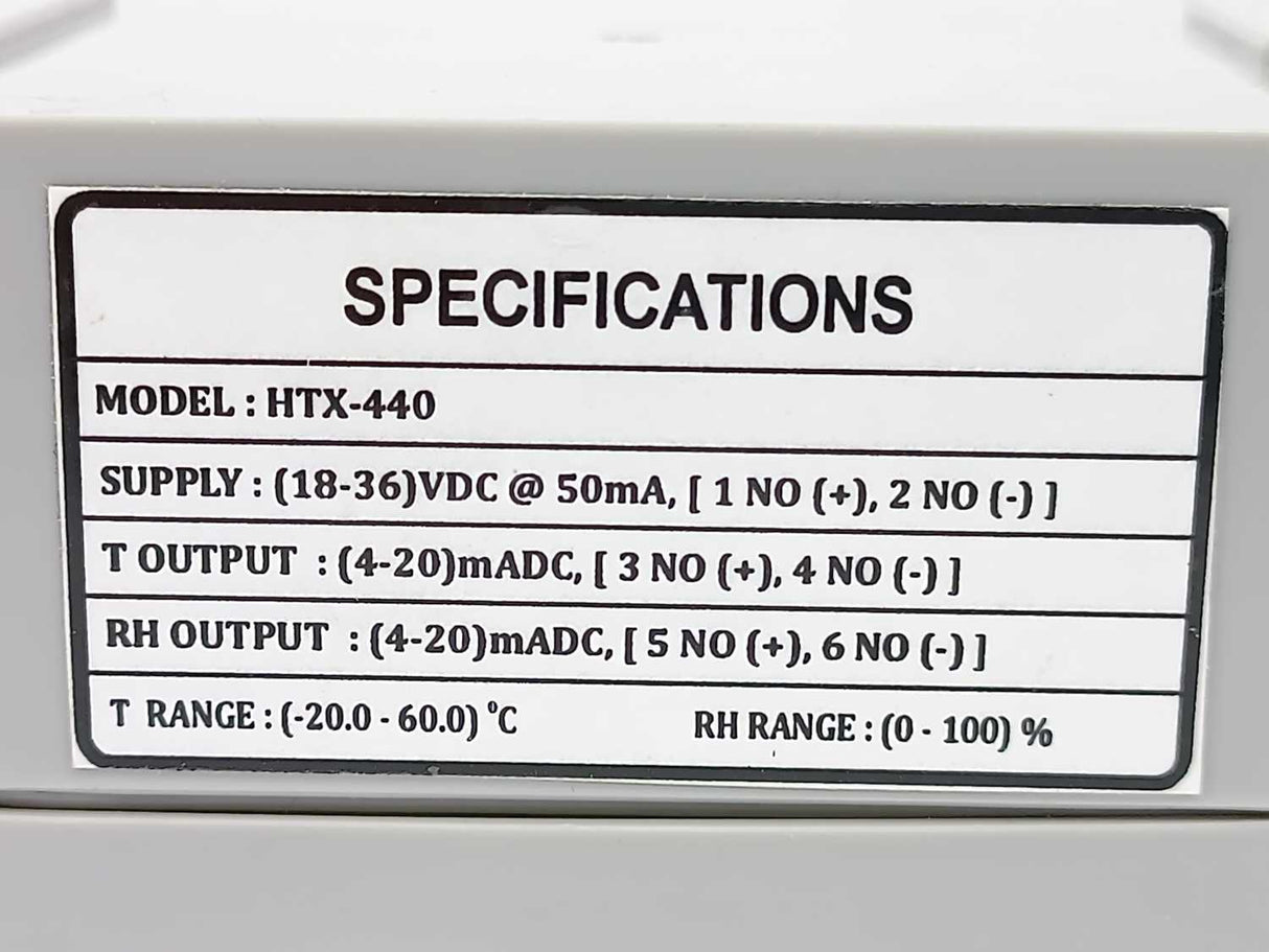 LIBRATHERM HTX-440 Temperature and Humidity Transmitter