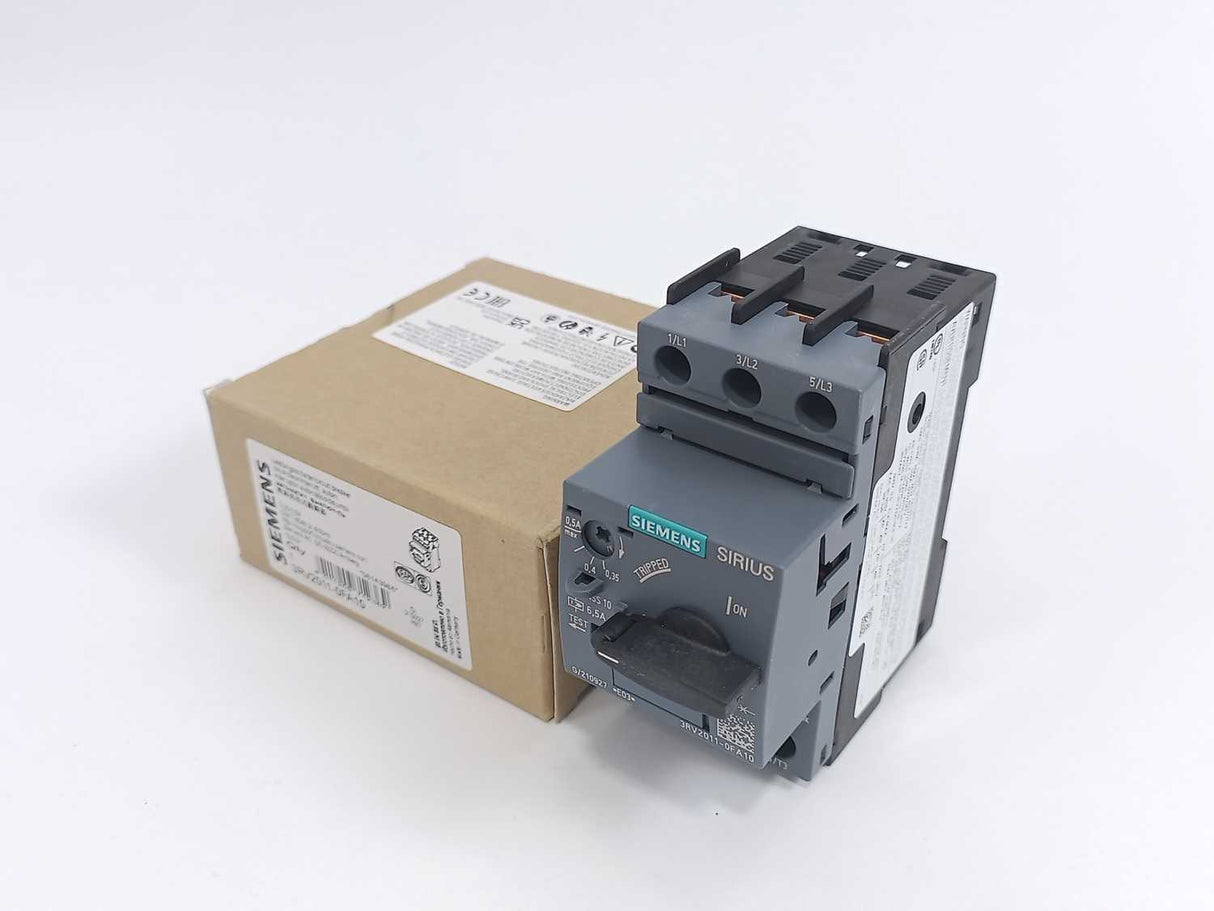 Siemens 3RV2011-0FA10 Circuit Breaker for Motor Protection 0.35-0.5A