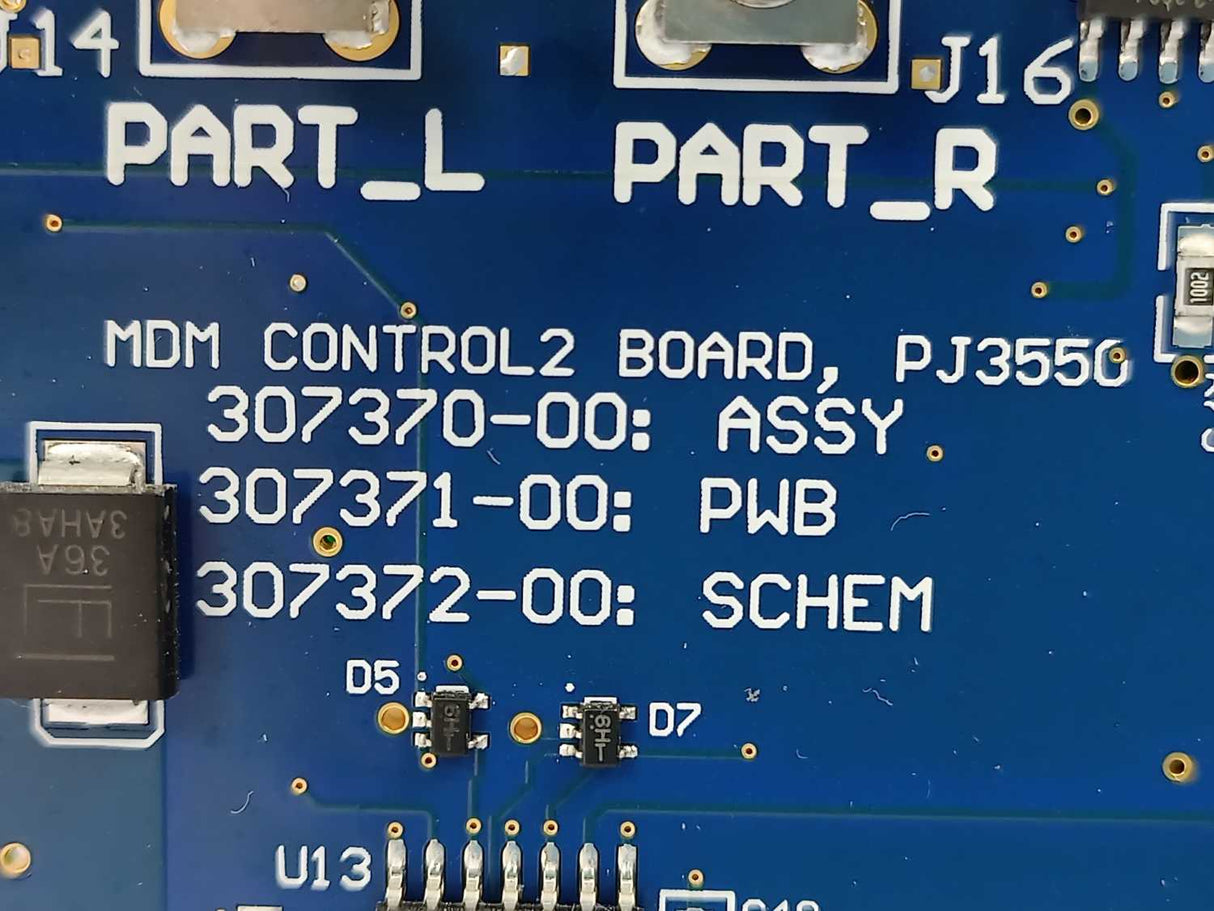 mdm 307370-00 MDM Control2 Board 3D Systems Circuit Board