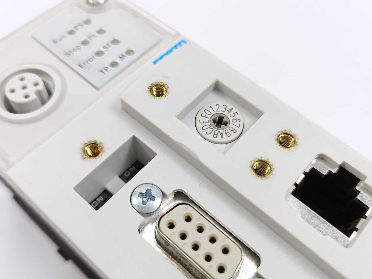 Festo 529041 CPX-FEC-1-IE Control Block w/ 541244 Interlinking Block