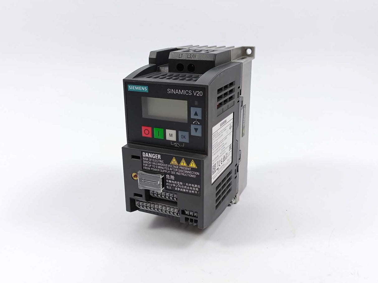 Siemens 6SL3210-5BB15-5BV1 SINAMICS V20, 1AC 230V 0,55kW Inverter