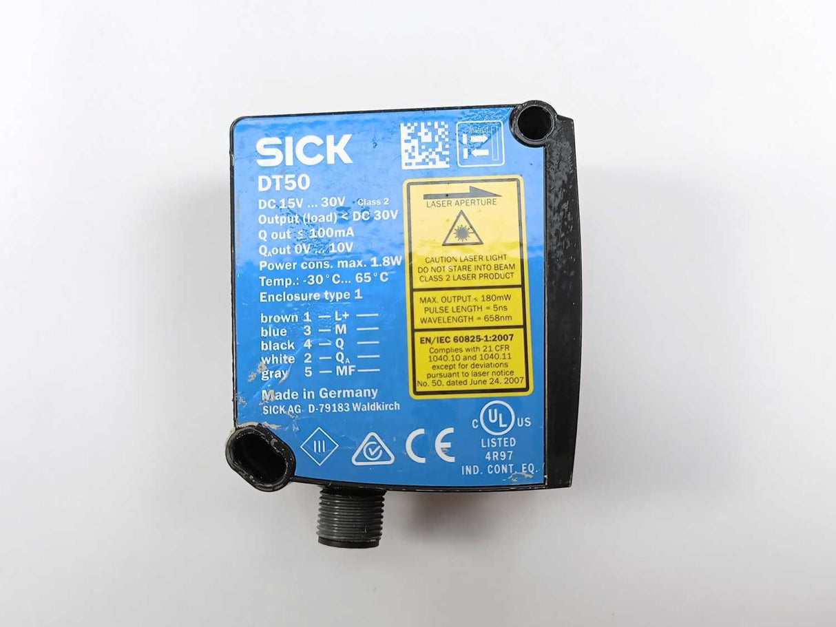 SICK 1047581 DT50-P1114 Time of Flight Sensor