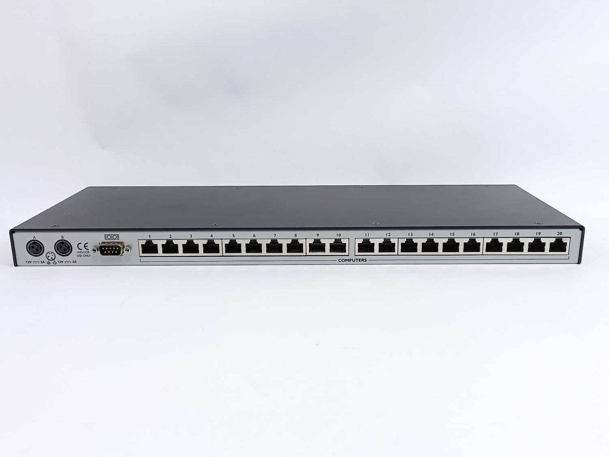 Black Box DCX3000 CX Digital 30-Port Matrix Switch w/ 12V 5A Power Supply