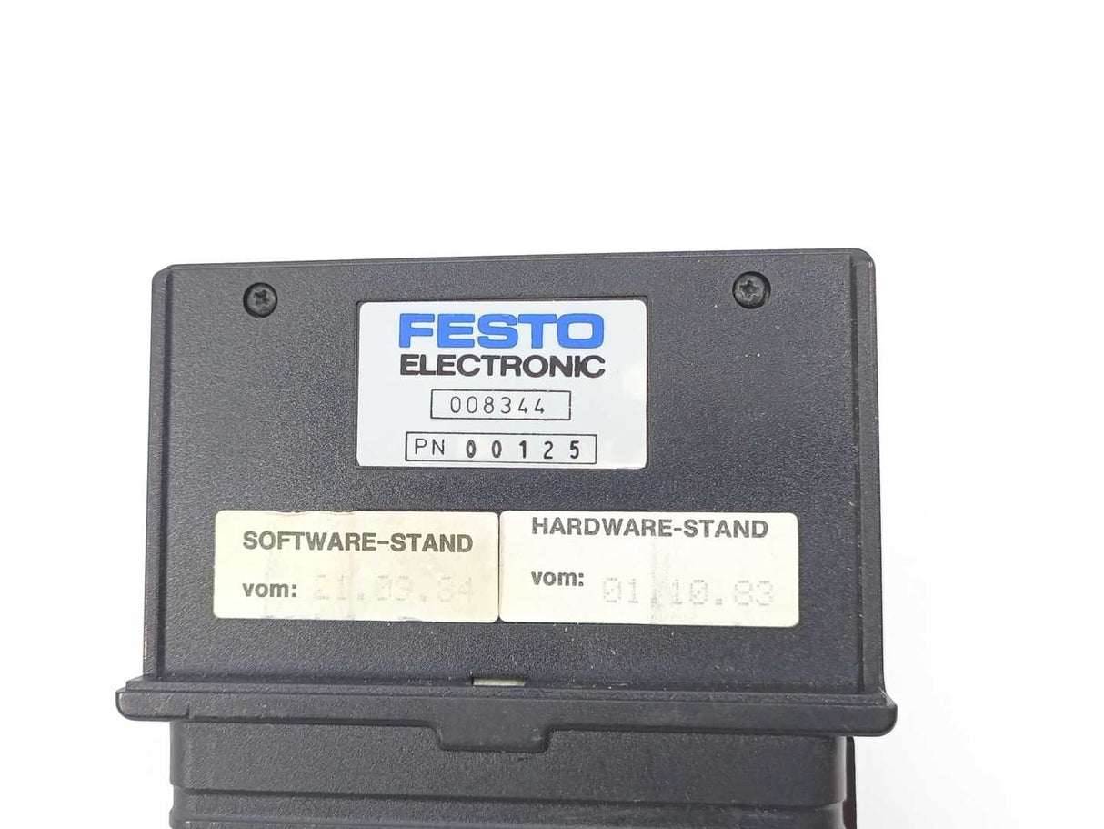 Festo 008344 CPX Handheld Programmer Terminal, 00125 FPC-202