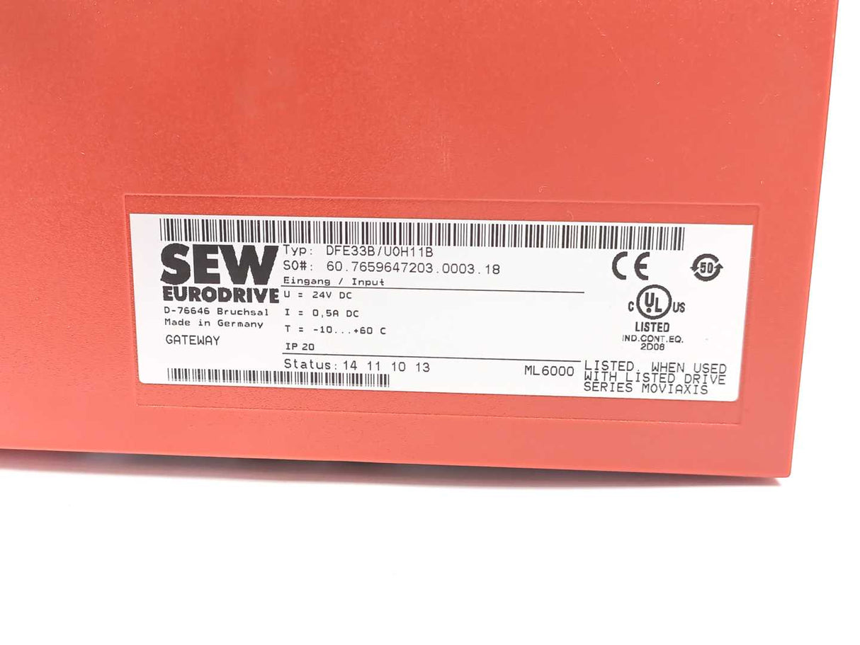 SEW-EURODRIVE DFE33B/U0H11B Gateway Module