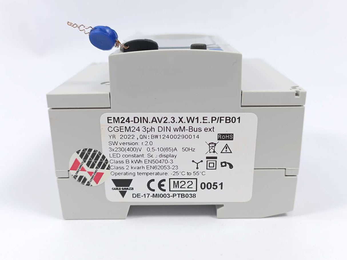 Carlo Gavazzi EM24-DIN.AV2.3.X.W1.E.P/FB01 Three-phase Energy 2x230V EM24