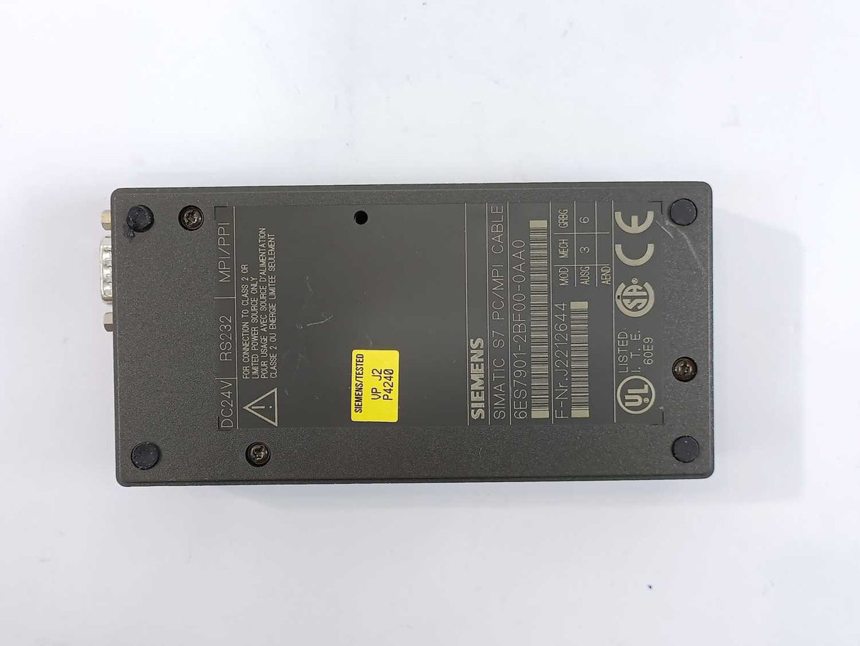 Siemens 6ES7901-2BF00-0AA0 PC/MPI Cable