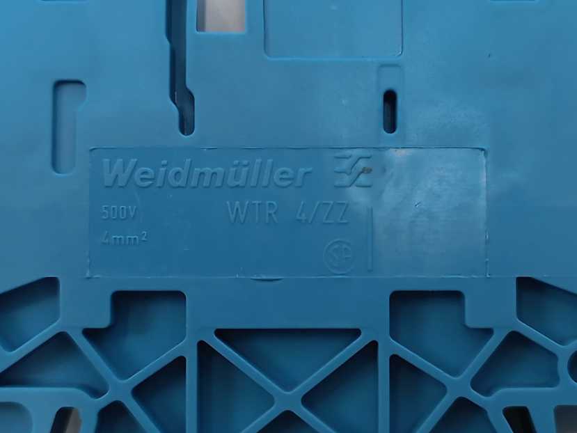 Weidmüller 1231330000 Terminal Block WTR 4/ZZ STB BL 50 Pcs.