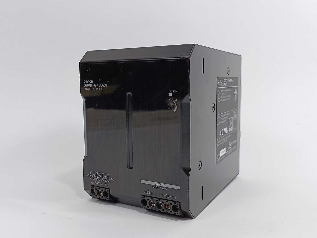 OMRON S8VK-G48024 Book Type Power Supply, AC100-240V, 50/60Hz, 6.1A, DC90-350V