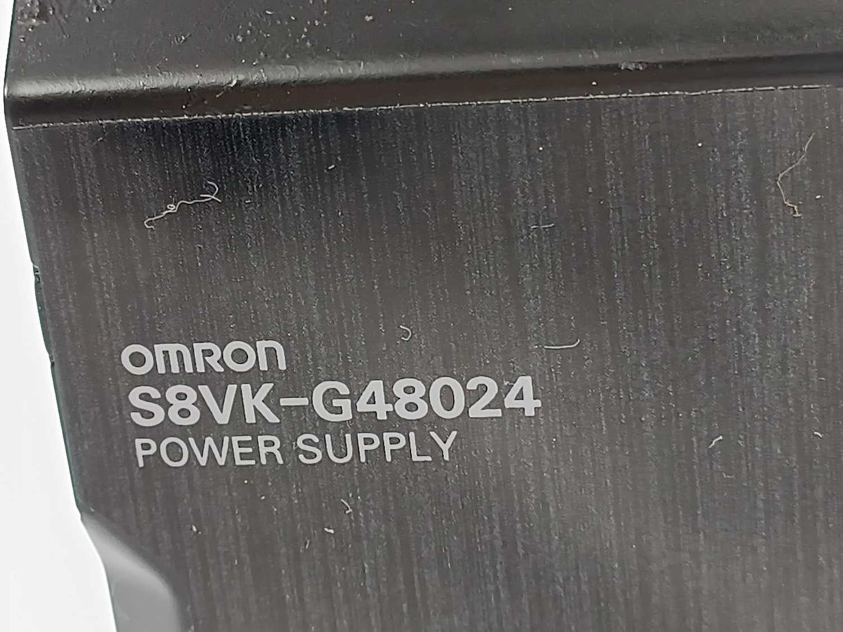 OMRON S8VK-G48024 Book Type Power Supply, AC100-240V, 50/60Hz, 6.1A, DC90-350V