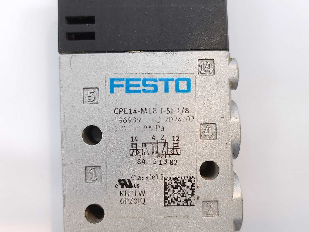 Festo 196939 Solenoid Valve CPE14-M1BH-5J-1/8