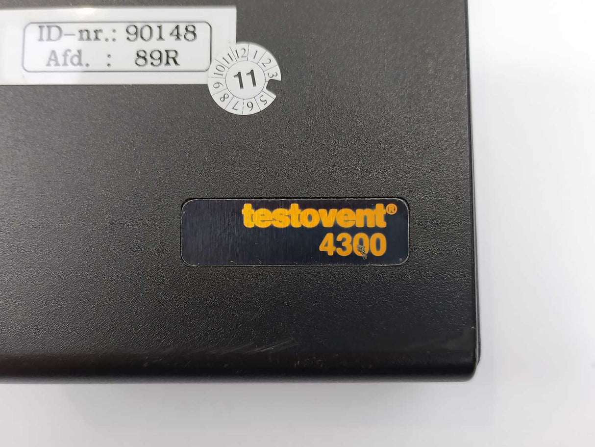 Testo Testovent 4300 Mobile Wheel Anemometer With Flow Probe, W: LEMO FGG.1B