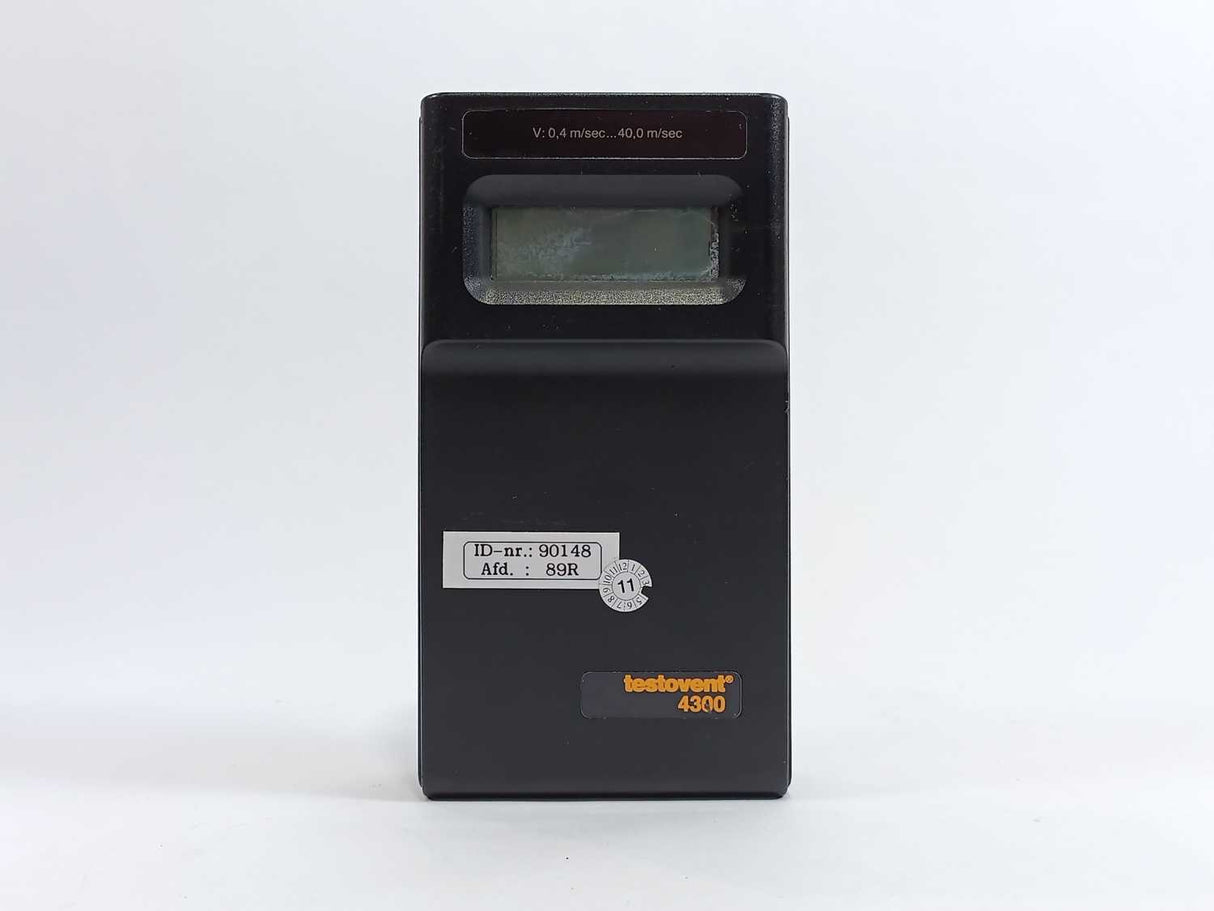 Testo Testovent 4300 Mobile Wheel Anemometer With Flow Probe, W: LEMO FGG.1B